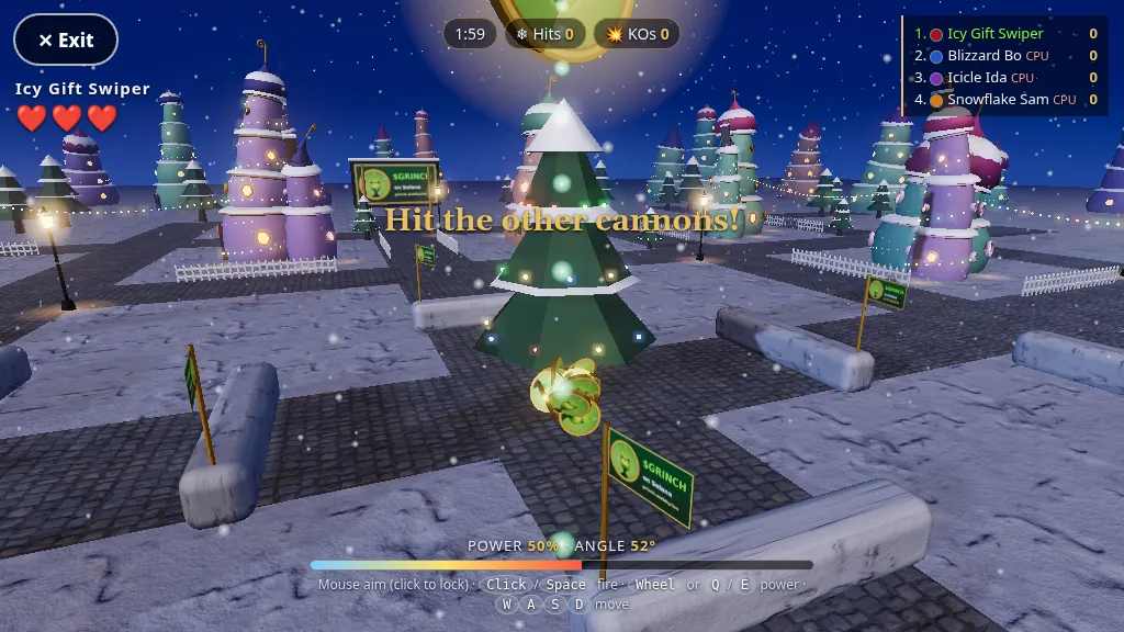 GRINCH: Snowball Siege gameplay
